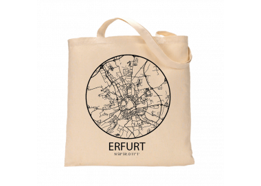 Jutebeutel nature \\"Erfurt Sky Eye Kontur\\" Zubehör & Geschenke 9,99 €