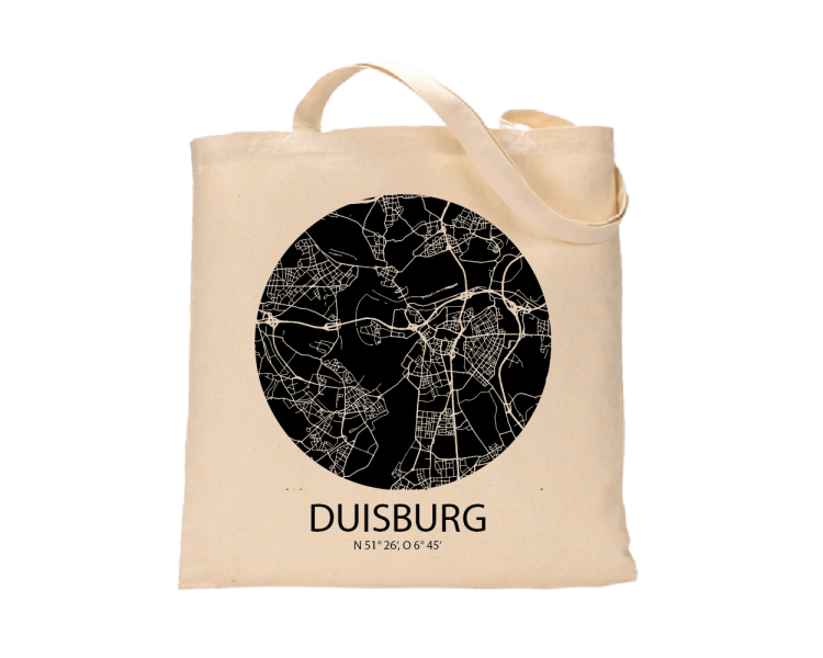 Jutebeutel nature \\"Duisburg Sky Eye negativ\\" Zubehör & Geschenke 9,99 €