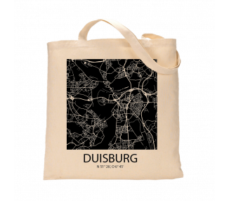 Jutebeutel nature \\"Duisburg Sky Block negativ\\" Zubehör & Geschenke 9,99 €