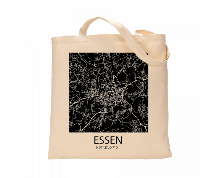 Jutebeutel nature \\"Essen Sky Block negativ\\" Zubehör & Geschenke 9,99 €