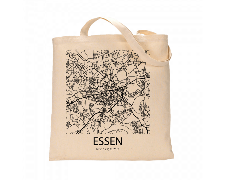 Jutebeutel nature \\"Essen Sky Block\\" Zubehör & Geschenke 9,99 €