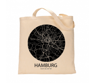 Jutebeutel nature \\"Hamburg Sky Eye negativ\\" Zubehör & Geschenke 9,99 €