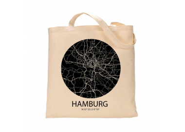 Jutebeutel nature \\"Hamburg Sky Eye negativ\\" Zubehör & Geschenke 9,99 €