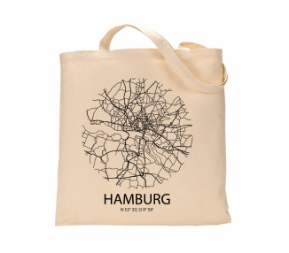 Jutebeutel nature \\"Hamburg Sky Eye\\" Zubehör & Geschenke 9,99 €