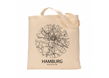 Jutebeutel nature \\"Hamburg Sky Eye\\" Zubehör & Geschenke 9,99 €