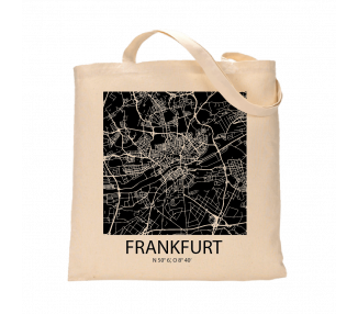 Jutebeutel nature \\"Frankfurt Sky Block negativ\\" Zubehör & Geschenke 9,99 €