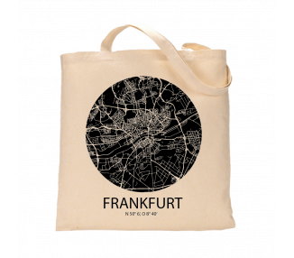 Jutebeutel nature \\"Frankfurt Sky Eye negativ\\" Zubehör & Geschenke 9,99 €