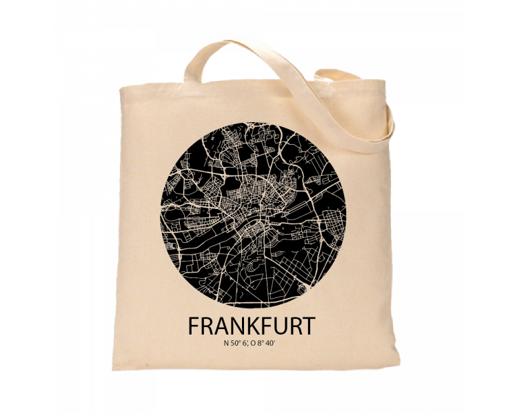 Jutebeutel nature \\"Frankfurt Sky Eye negativ\\" Zubehör & Geschenke 9,99 €