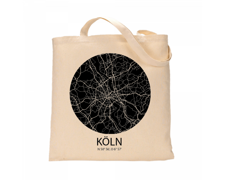 Jutebeutel nature \\"Köln Sky Eye negativ\\" Zubehör & Geschenke 9,99 €