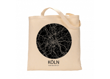 Jutebeutel nature \\"Köln Sky Eye negativ\\" Zubehör & Geschenke 9,99 €