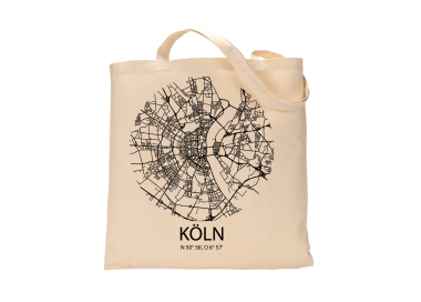 Jutebeutel nature \\"Köln Sky Eye\\" Zubehör & Geschenke 9,99 €