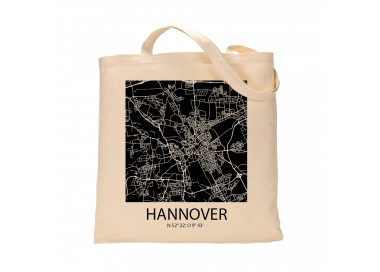 Jutebeutel nature \\"Hannover Sky Block negativ\\" Zubehör & Geschenke 9,99 €