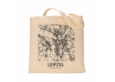 Jutebeutel nature \\"Leipzig Sky Block\\" Zubehör & Geschenke 9,99 €