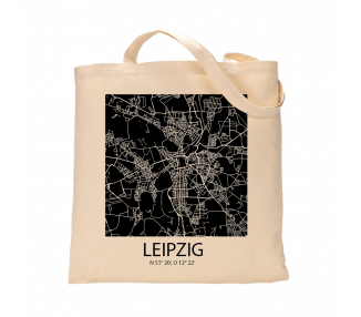 Jutebeutel nature \\"Leipzig Sky Block negativ\\" Zubehör & Geschenke 9,99 €