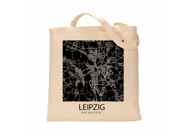 Jutebeutel nature \\"Leipzig Sky Block negativ\\" Zubehör & Geschenke 9,99 €