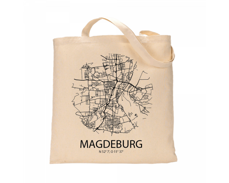 Jutebeutel nature \\"Magdeburg Sky Eye\\" Zubehör & Geschenke 9,99 €