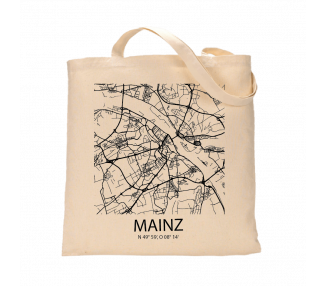 Jutebeutel nature \\"Mainz Sky Block\\" Zubehör & Geschenke 9,99 €