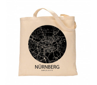 Jutebeutel nature \\"Nürnberg Sky Eye negativ\\" Zubehör & Geschenke 9,99 €