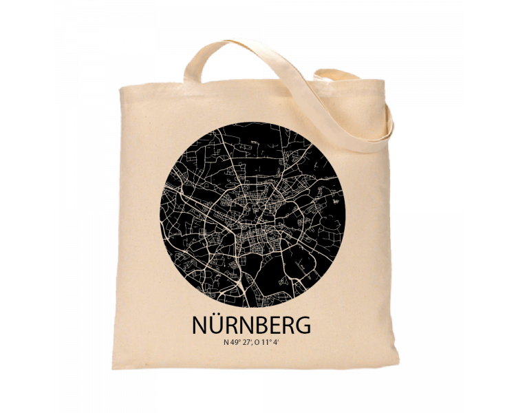 Jutebeutel nature \\"Nürnberg Sky Eye negativ\\" Zubehör & Geschenke 9,99 €