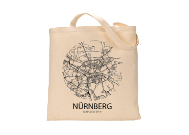 Jutebeutel nature \\"Nürnberg Sky Eye\\" Zubehör & Geschenke 9,99 €