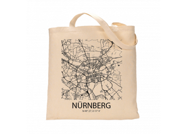 Jutebeutel nature \\"Nürnberg Sky Block\\" Zubehör & Geschenke 9,99 €
