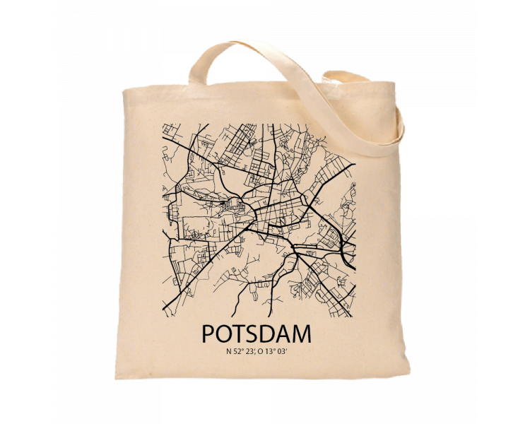 Jutebeutel nature \\"Potsdam Sky Block\\" Zubehör & Geschenke 9,99 €