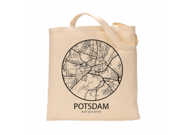 Jutebeutel nature \\"Potsdam Sky Eye Kontur\\" Zubehör & Geschenke 9,99 €