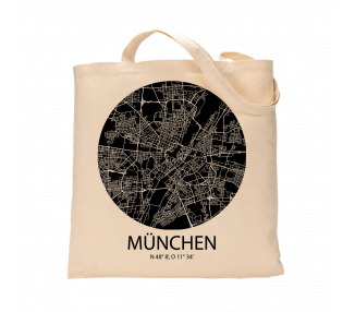 Jutebeutel nature \\"München Sky Eye negativ\\" Zubehör & Geschenke 9,99 €