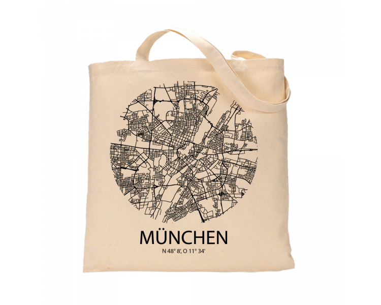 Jutebeutel nature \\"München Sky Eye\\" Zubehör & Geschenke 9,99 €