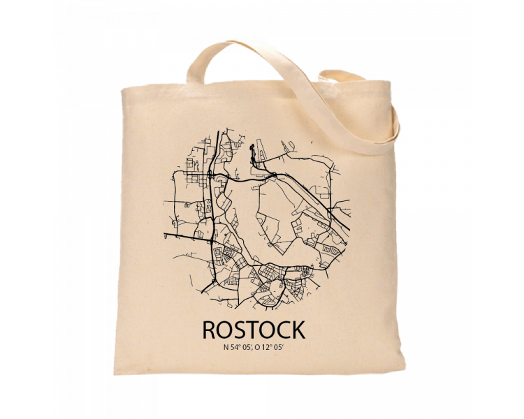 Jutebeutel nature \\"Rostock Sky Eye\\" Zubehör & Geschenke 9,99 €