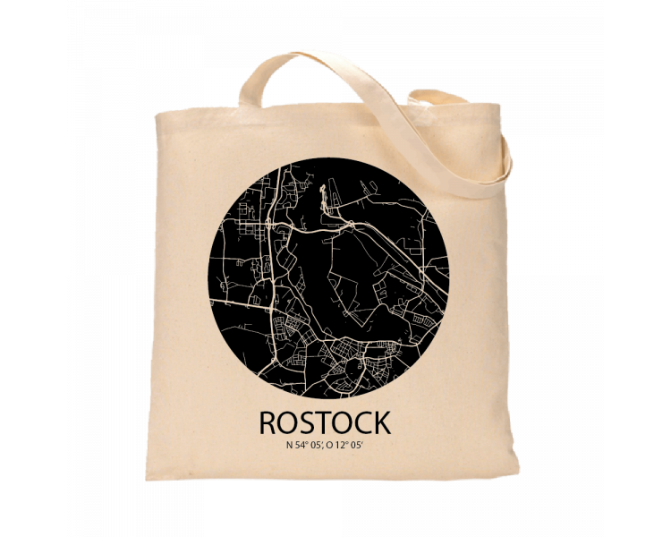 Jutebeutel nature \\"Rostock Sky Eye negativ\\" Zubehör & Geschenke 9,99 €