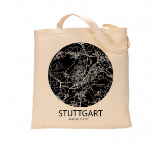 Jutebeutel nature \\"Stuttgart Sky Eye negativ\\" Zubehör & Geschenke 9,99 €