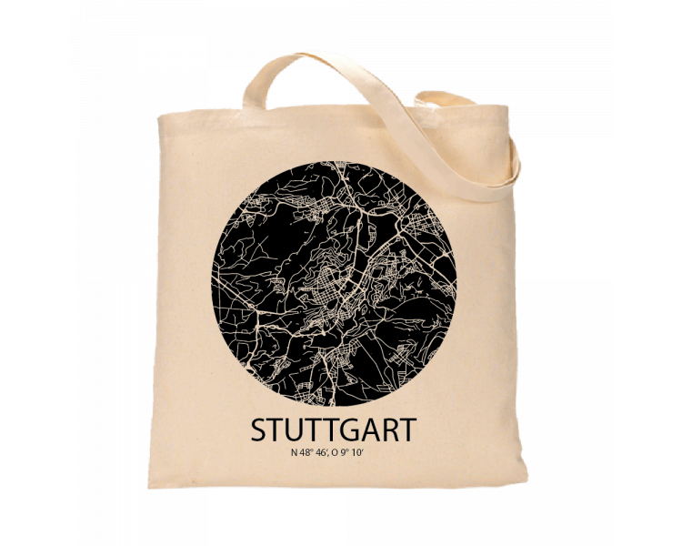 Jutebeutel nature \\"Stuttgart Sky Eye negativ\\" Zubehör & Geschenke 9,99 €