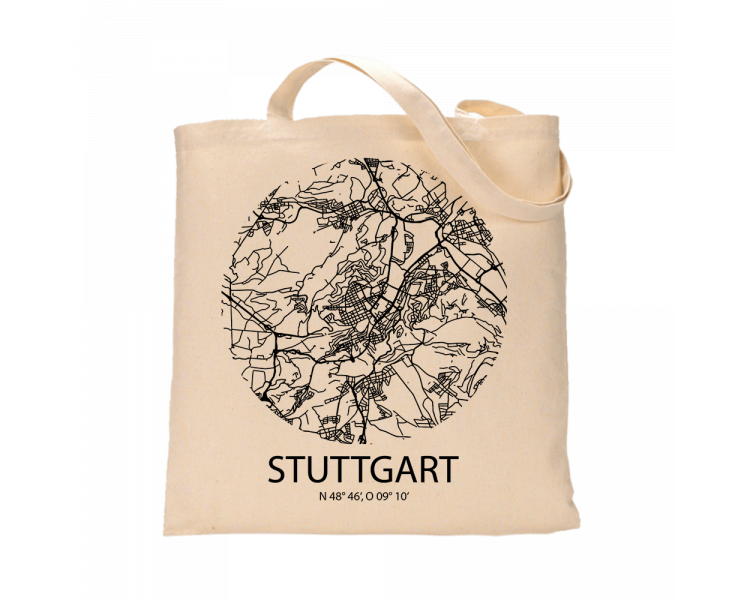Jutebeutel nature \\"Stuttgart Sky Eye\\" Zubehör & Geschenke 9,99 €
