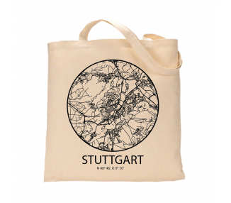 Jutebeutel nature \\"Stuttgart Sky Eye Kontur\\" Zubehör & Geschenke 9,99 €