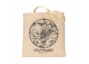 Jutebeutel nature \\"Stuttgart Sky Eye Kontur\\" Zubehör & Geschenke 9,99 €