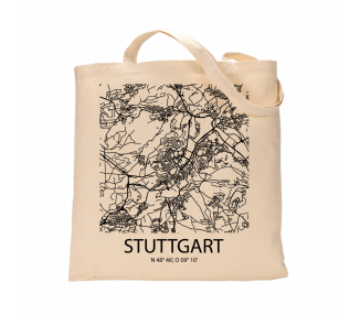 Jutebeutel nature \\"Stuttgart Sky Block\\" Zubehör & Geschenke 9,99 €
