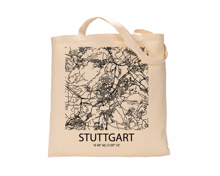 Jutebeutel nature \\"Stuttgart Sky Block\\" Zubehör & Geschenke 9,99 €