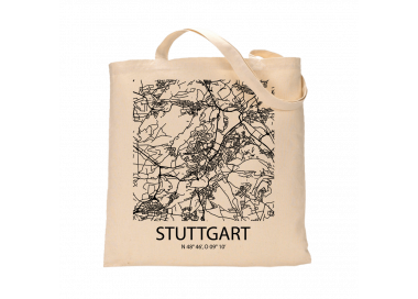 Jutebeutel nature \\"Stuttgart Sky Block\\" Zubehör & Geschenke 9,99 €
