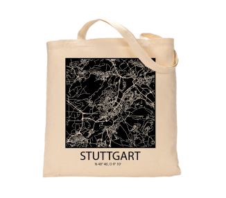 Jutebeutel nature \\"Stuttgart Sky Block negativ\\" Zubehör & Geschenke 9,99 €