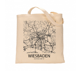 Jutebeutel nature \\"Wiesbaden Sky Block\\" Zubehör & Geschenke 9,99 €