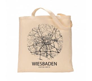 Jutebeutel nature \\"Wiesbaden Sky Eye\\" Zubehör & Geschenke 9,99 €