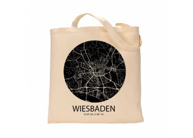 Jutebeutel nature \\"Wiesbaden Sky Eye negativ\\" Zubehör & Geschenke 9,99 €