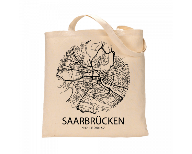Jutebeutel nature \\"Saarbrücken Sky Eye\\" Zubehör & Geschenke 9,99 €