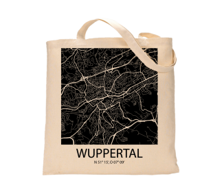 Jutebeutel nature \\"Wuppertal Sky Block negativ\\" Zubehör & Geschenke 9,99 €
