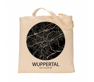 Jutebeutel nature \\"Wuppertal Sky negativ\\" Zubehör & Geschenke 9,99 €