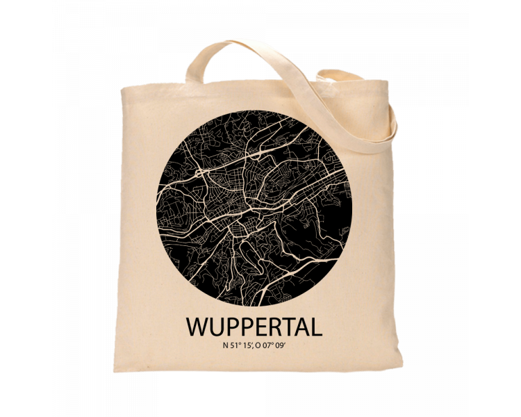 Jutebeutel nature \\"Wuppertal Sky negativ\\" Zubehör & Geschenke 9,99 €