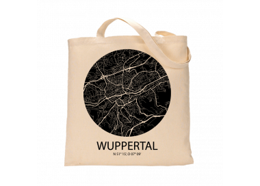 Jutebeutel nature \\"Wuppertal Sky negativ\\" Zubehör & Geschenke 9,99 €