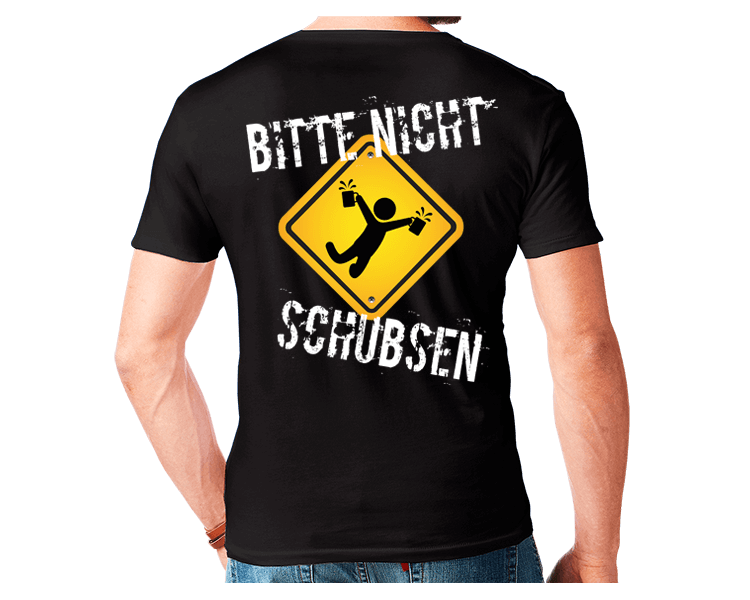 Bitte nicht schubsen T-Shirt Hoodie Party, Fun & Urlaub 18,90 €