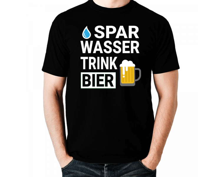 Spar Wasser Trink Bier T-Shirt Hoodie Party, Fun & Urlaub 18,90 €